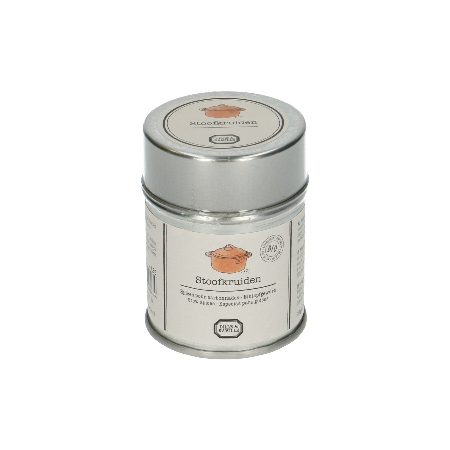 Stoofkruiden, biologisch, blikje, 45 g