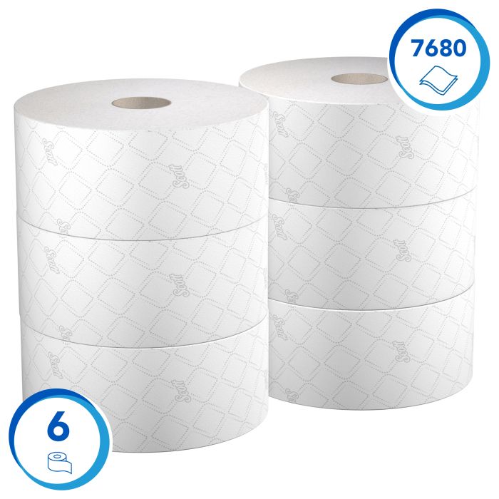Scott 8569 6rol Control Toiletpapierrol 2-laags wit (8569)