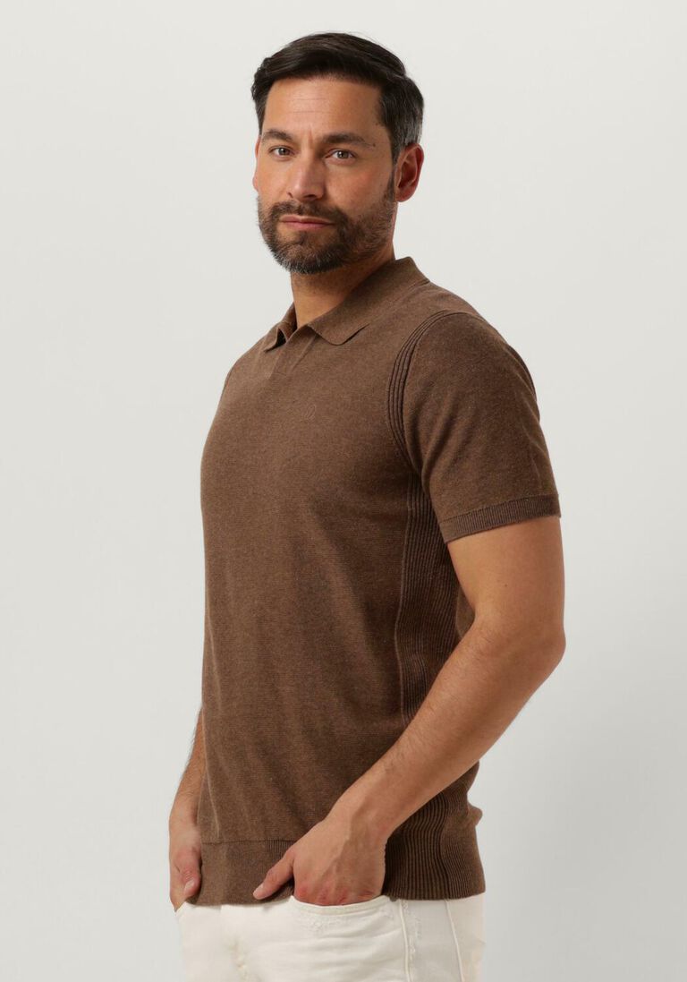 DSTREZZED bruine dstrezzed polo ds_mercury short sleeve polo