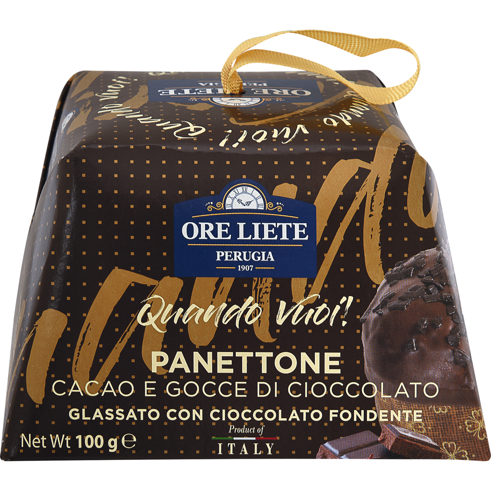 Ore Liete Panettone cac. e ciocc. 100g