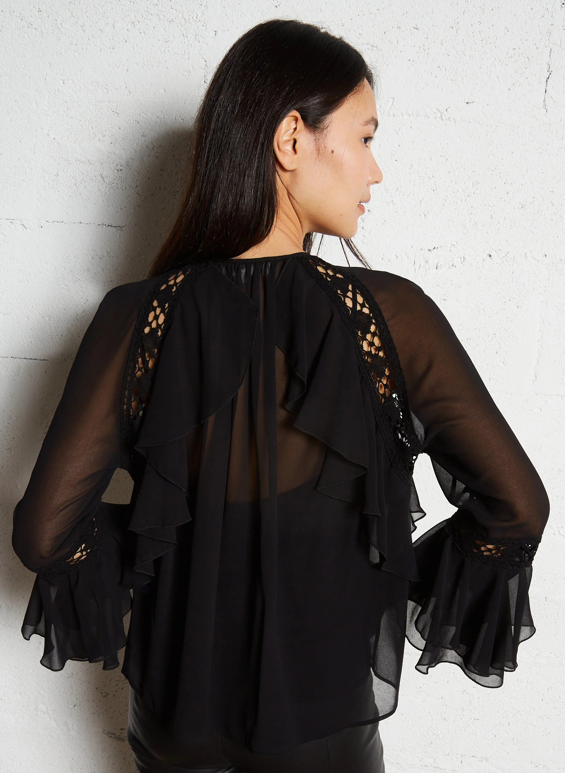 MENA - Top droit | Noir