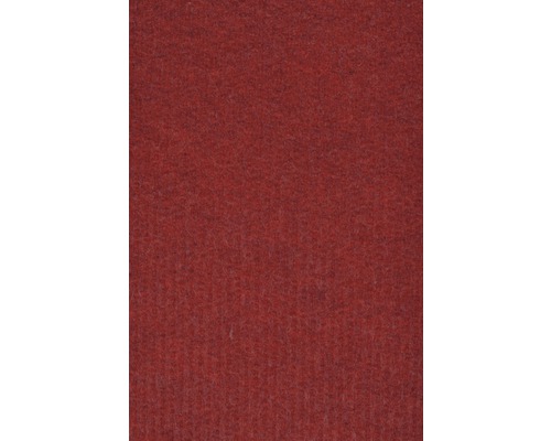 Beursvloerkleed, naaldvilt Meli 21 rood, 200 cm breed x 60 m (volle rol)