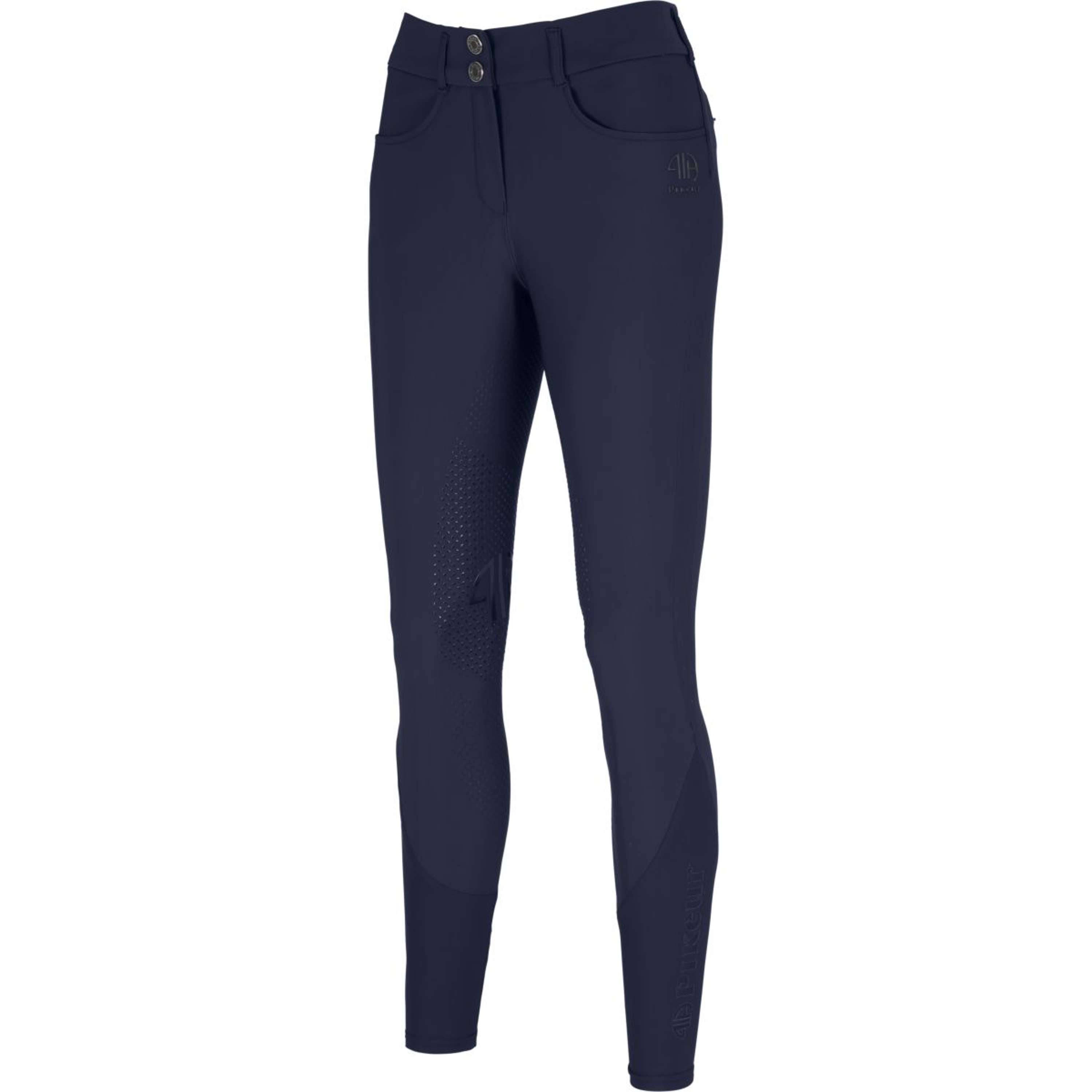 Pikeur Rijbroek Camie Full Grip Silicon Nightblue