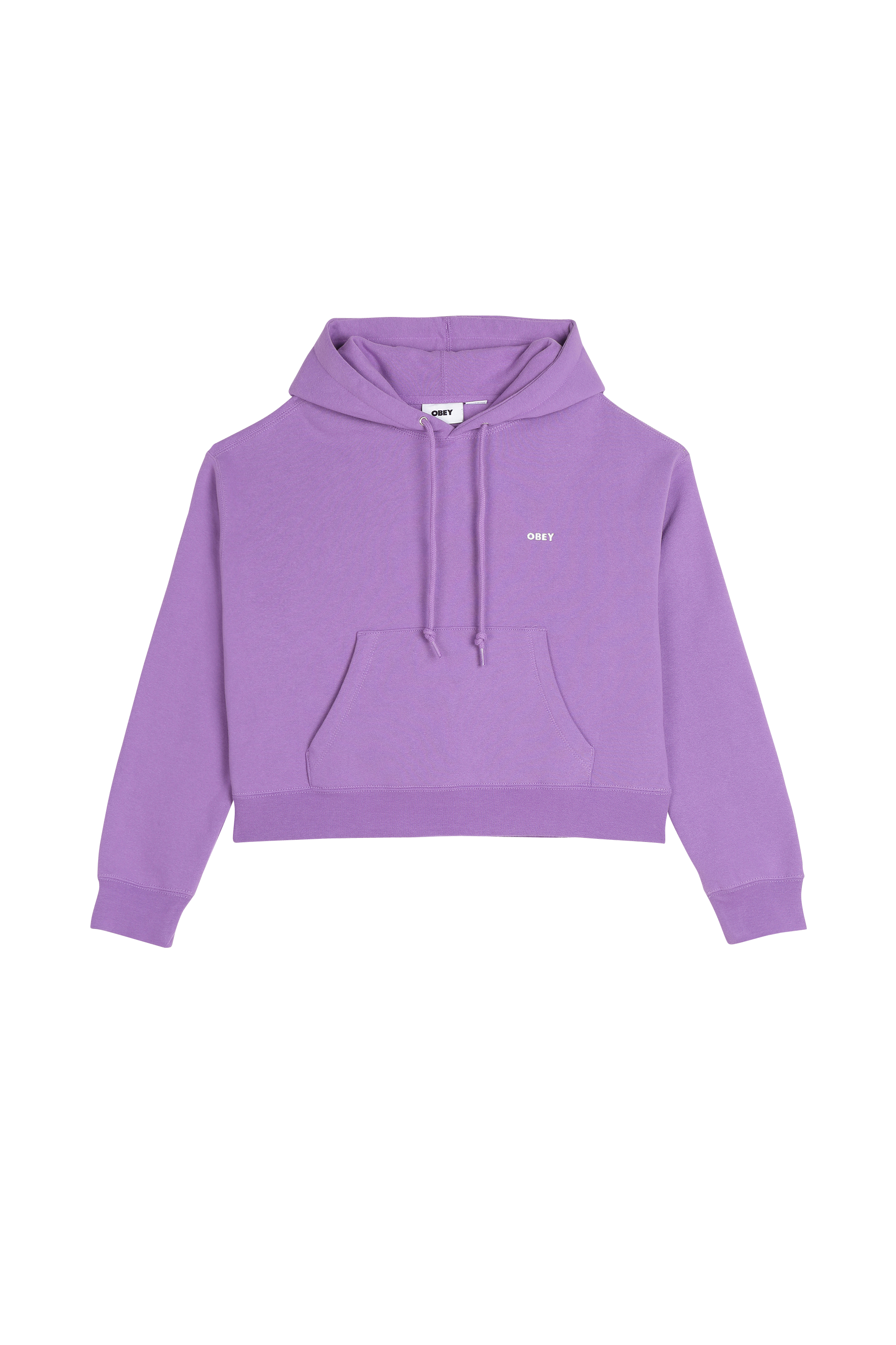OBEY Hoodie BOLD CROPPED Violet