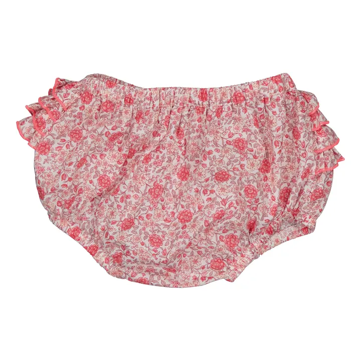 Petite Lucette Bloomer Coton Bio Fleuri Dan | Rose