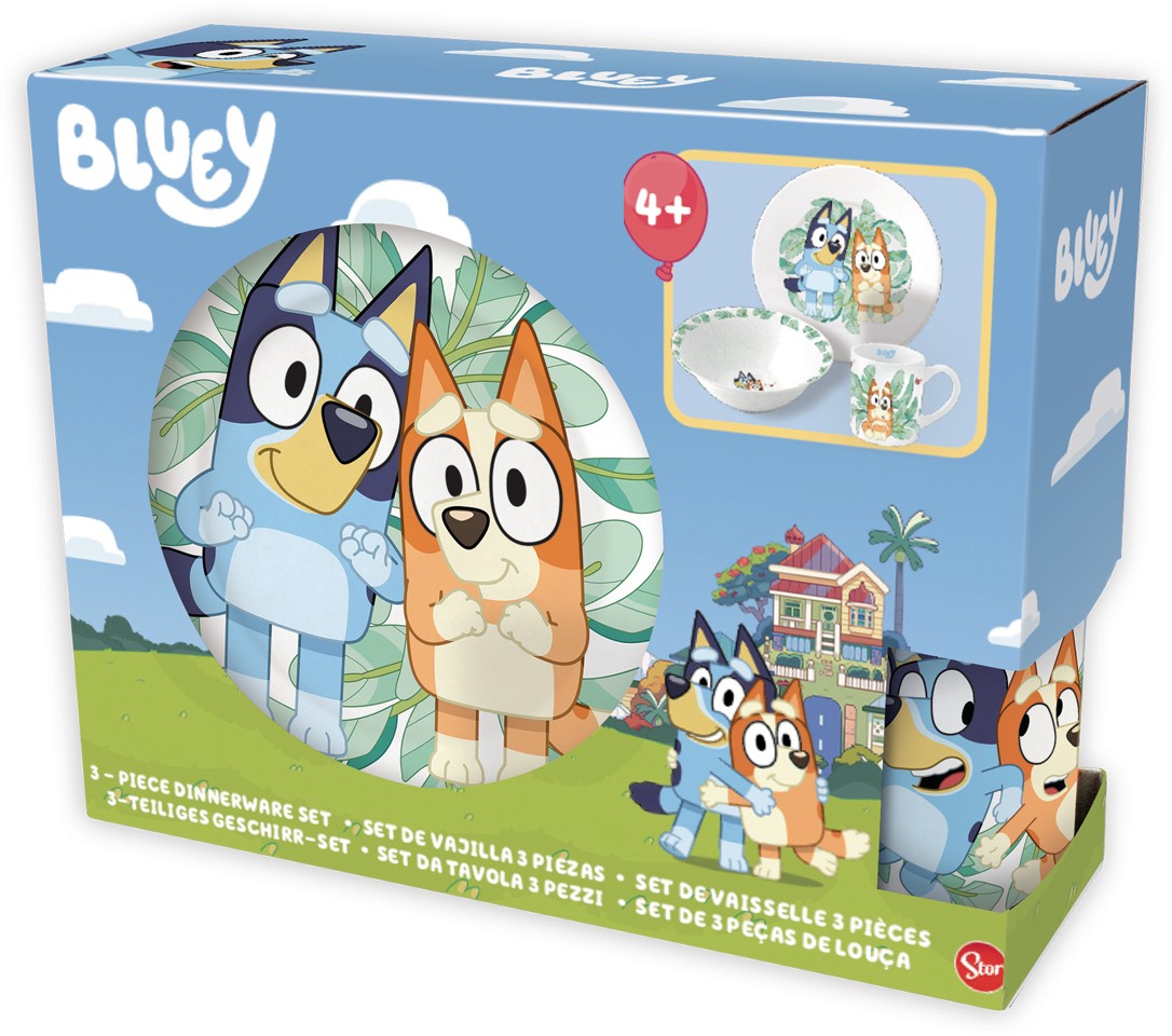 Bluey - Gavesæt med 3 dele