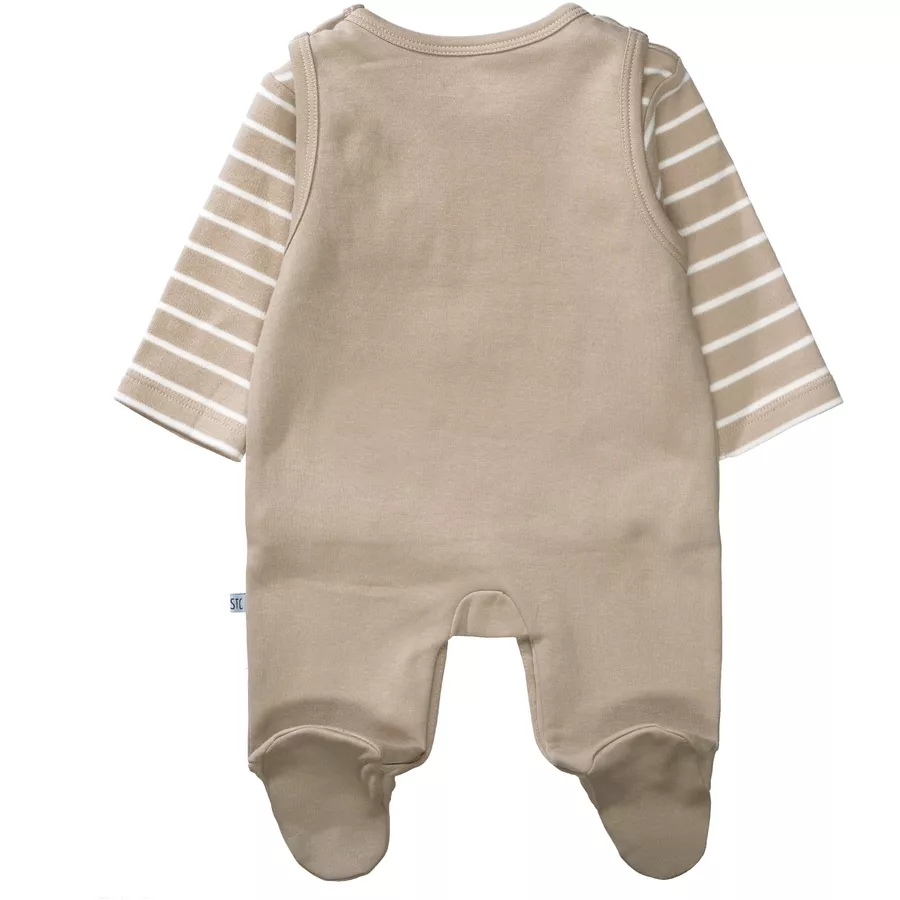 STACCATO Strampler+Shirt taupe