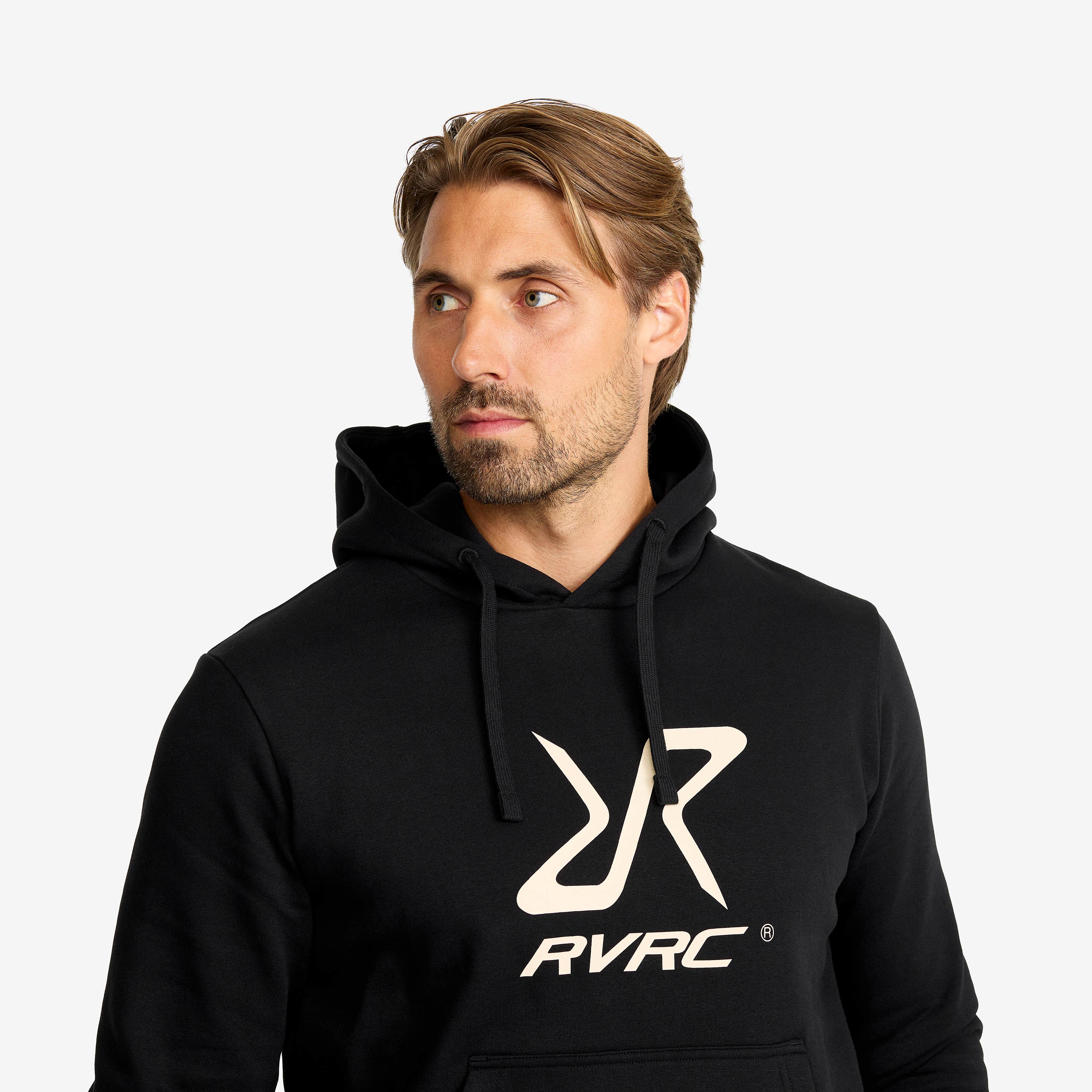 RVRC Hoodie Herre Black/Oatmeal