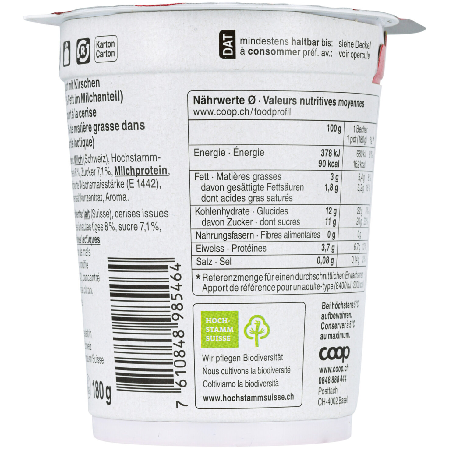 Joghurt Kirsche 2x180g