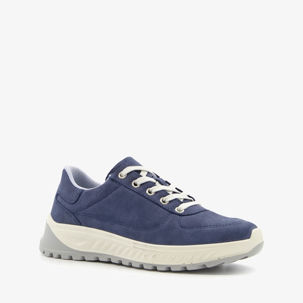 Hush Puppies leren dames sneakers blauw