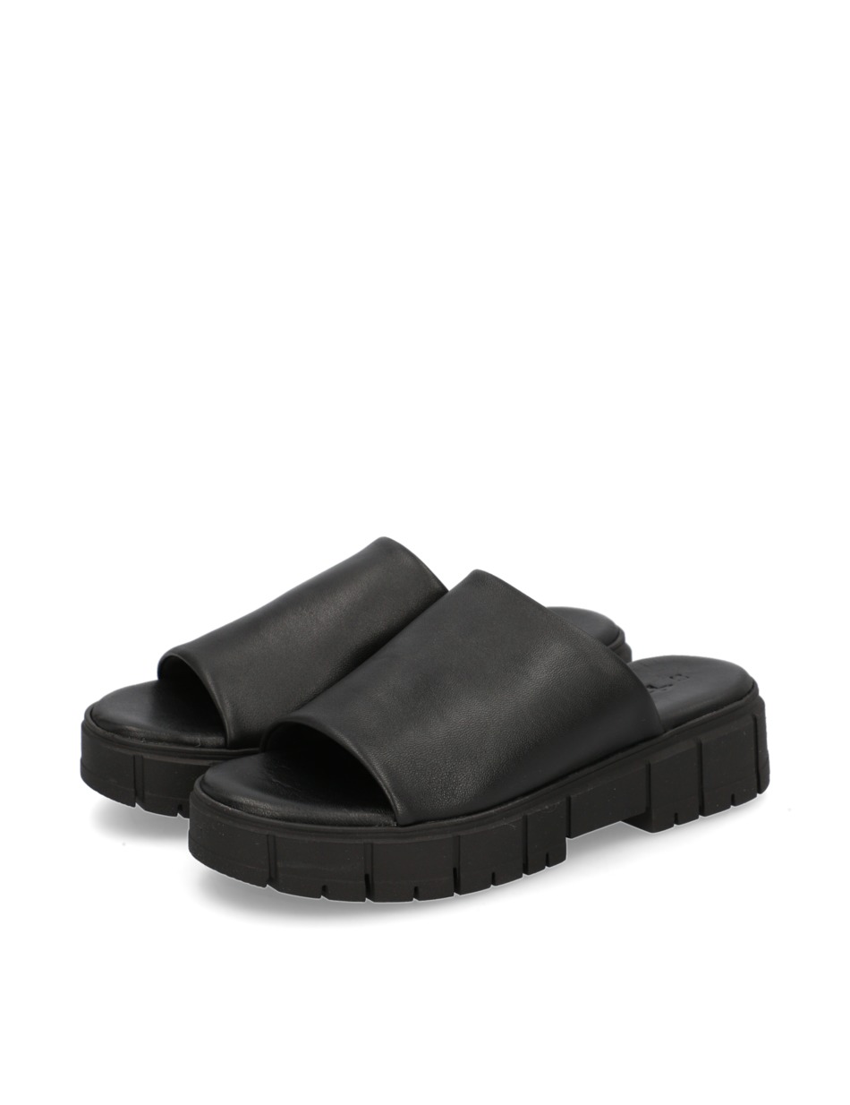 Glattleder Pantoffel