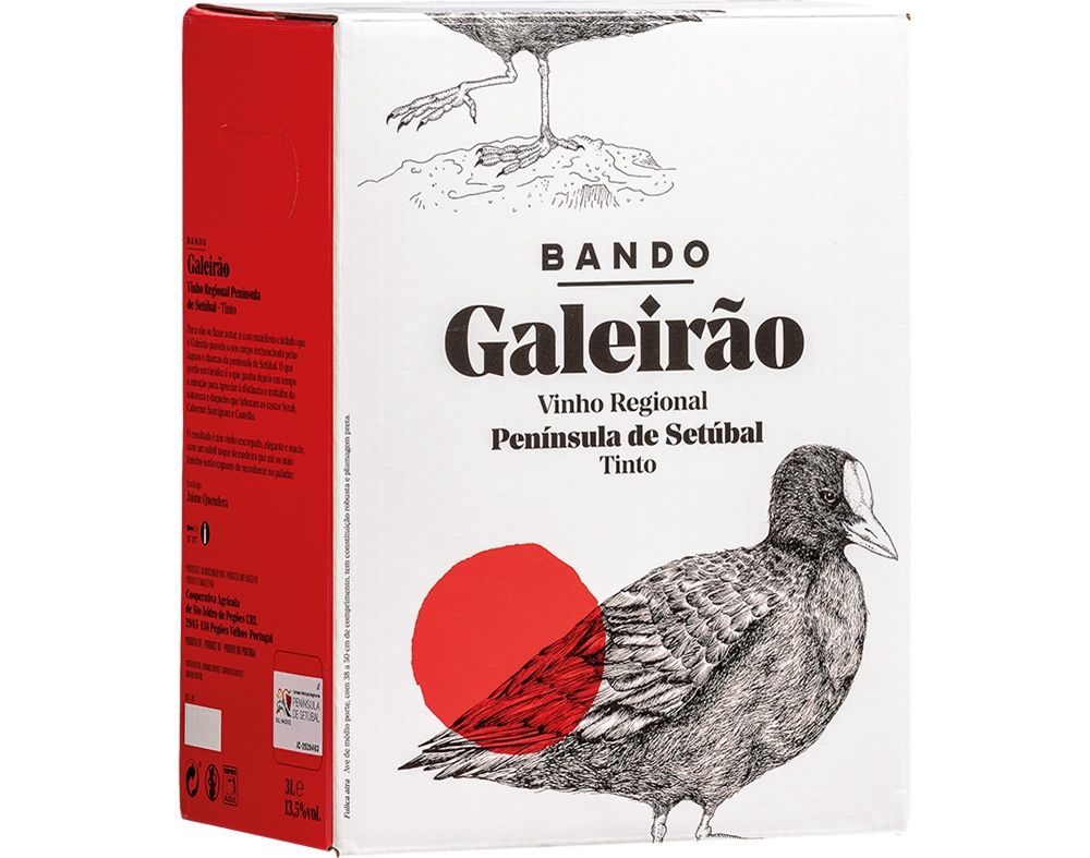 VINHO TINTO BANDO GALEIRÃO REGIONAL SETÚBAL BAG IN BOX 3L