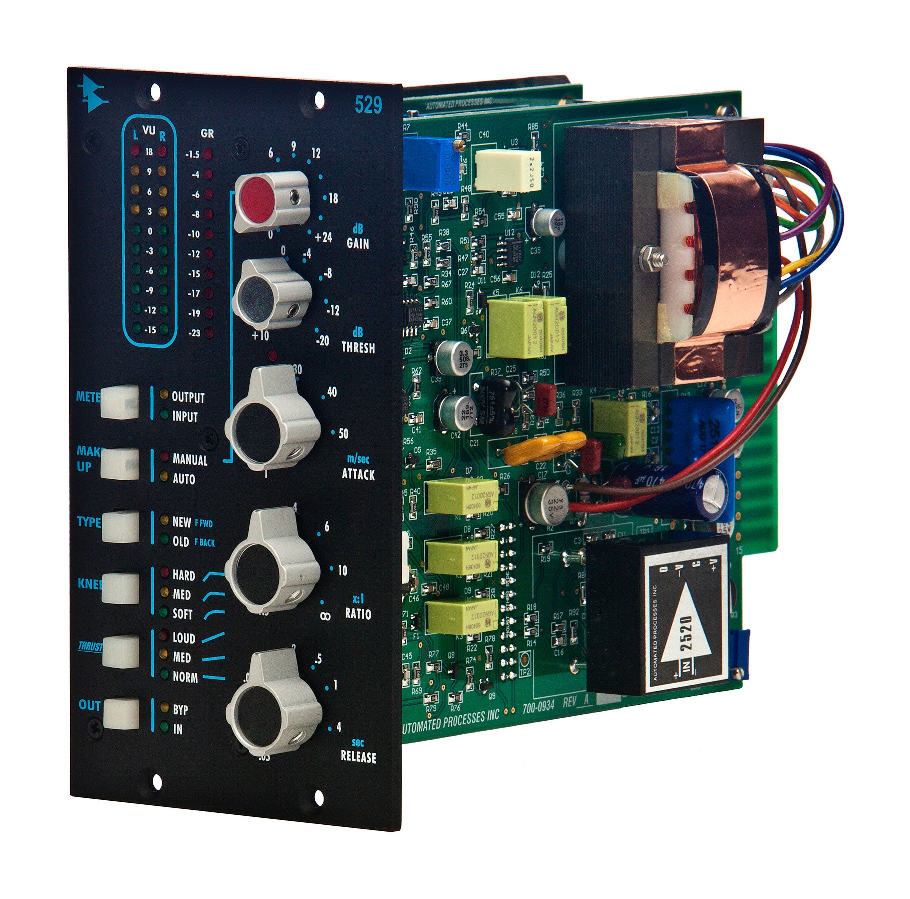 API Audio 529 stereo compressor