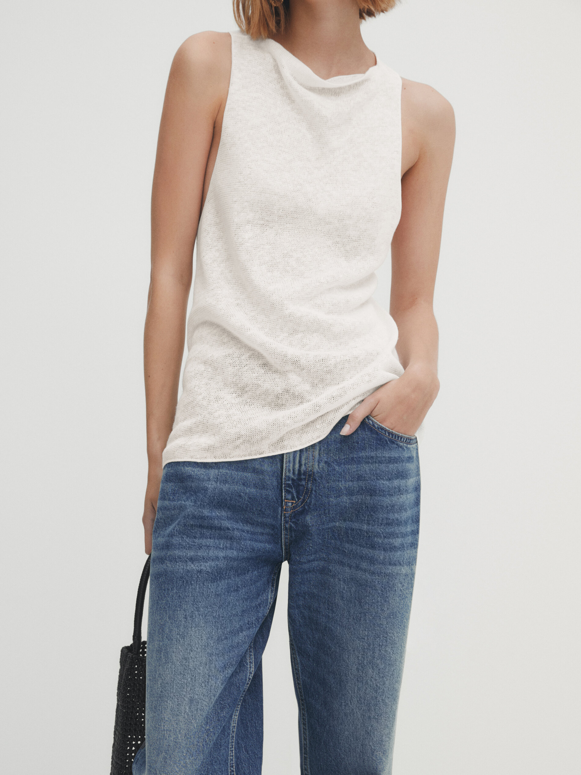 Camisa de linho expandido - RAW