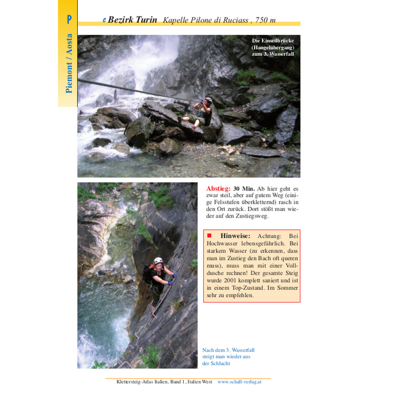Schall-Verlag Klettersteig-Atlas Italien, Bd. 1 West