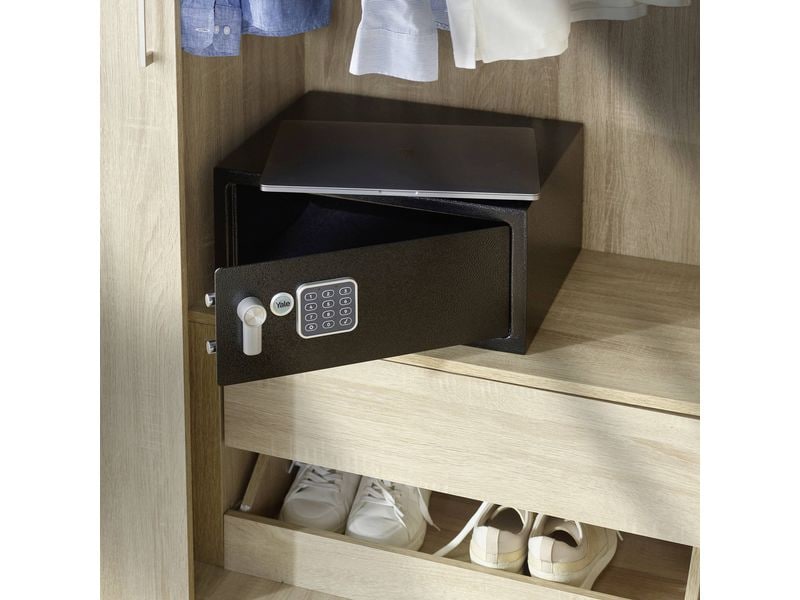 Yale Möbeltresor Value Safe Laptop, 24 l Tresor mit Tastenfeld