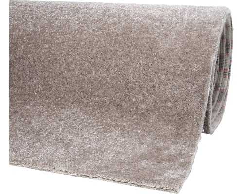 Frisé tapijt Leila mud FB49 400 cm breed (per meter verkocht)