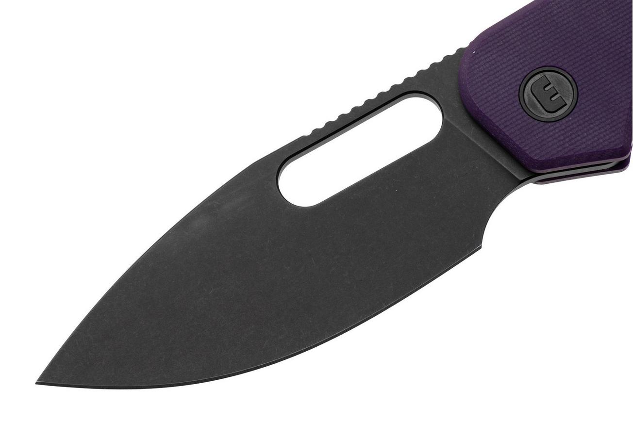 Eutektik EFD EFD-PBW-R Blackwashed 14C28N, Purple G10, zakmes