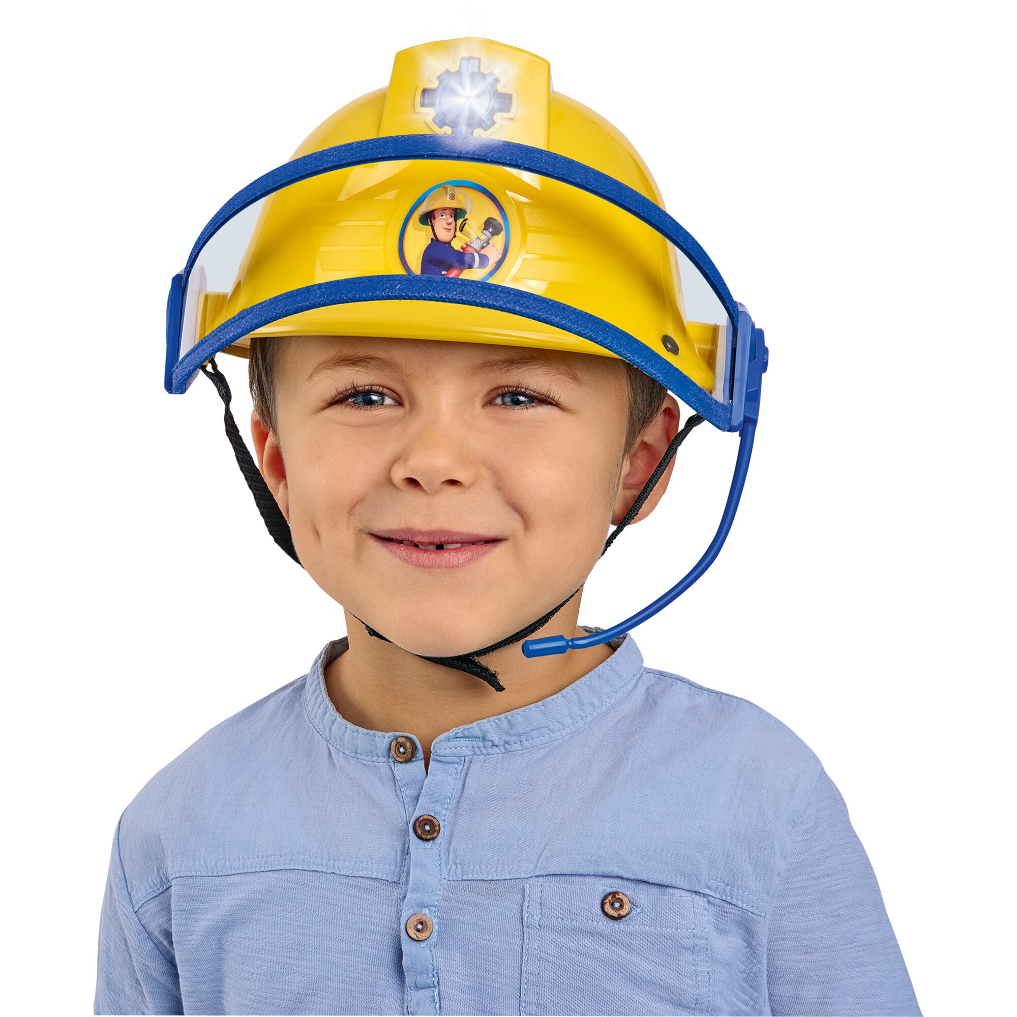 Simba Rollenspiel Feuerwehrmann Sam Feuerwehr Helm mit Funktion