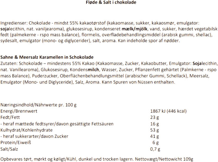 Karamel Kompagniet Karamelkugler: Fløde & Salt i mørk chokolade elegance No_color