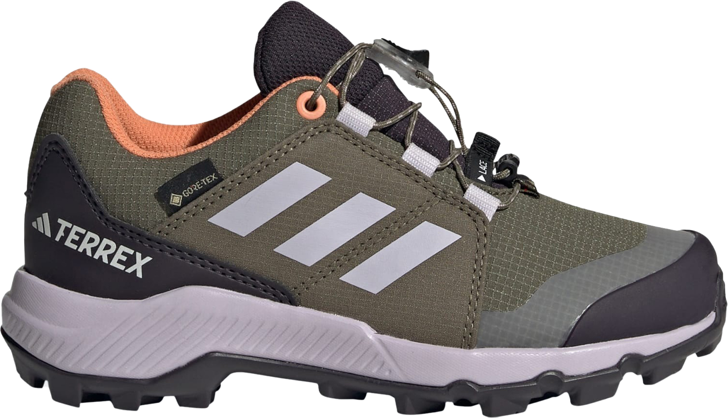 Terrex GTX Junior Olive Strata/Silver Dawn/Amber Tint