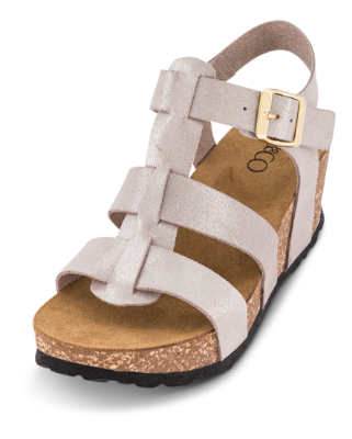 B&CO Damesandal med hæl Beige 813-022