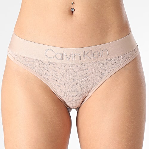String Dentelle Femme QF7287E Beige
