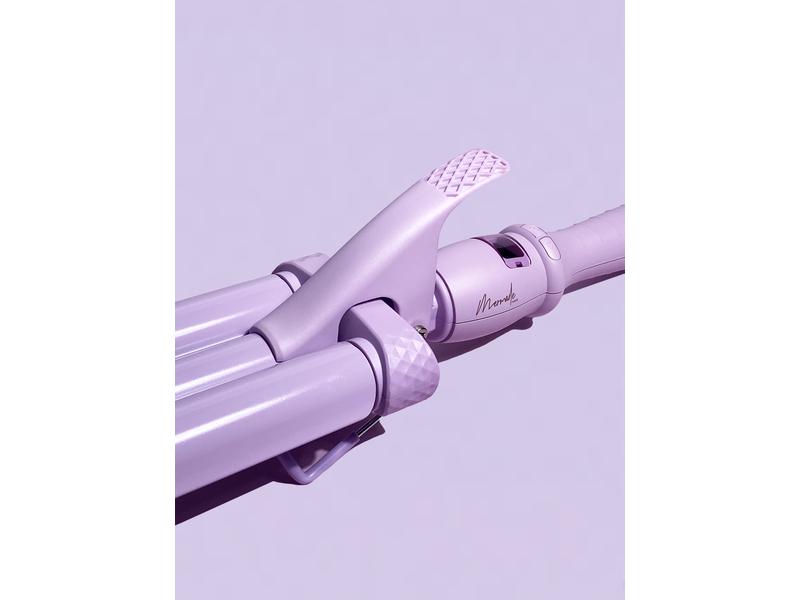 Mermade Welleneisen Cutie Waver 22 mm, Lila Dreifaches Welleneinsen