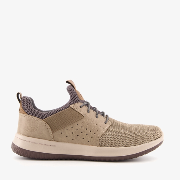 Skechers Delson Camben heren sneakers beige