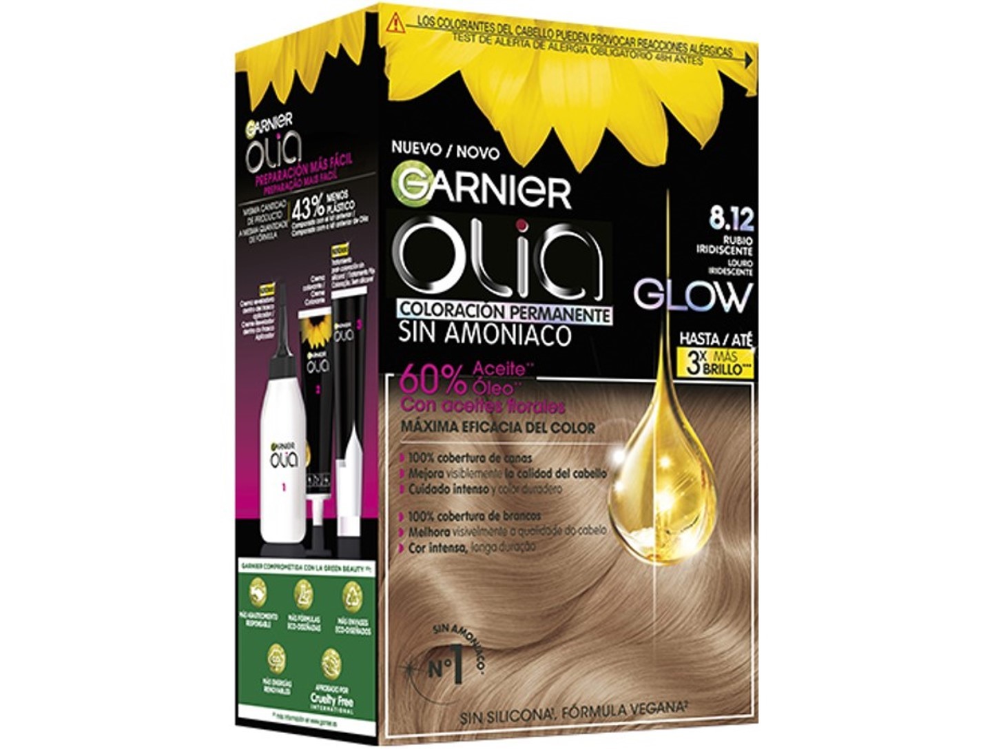 COLORAÃÃO OLIA GARNIER LOURO 8.12 1 UN
