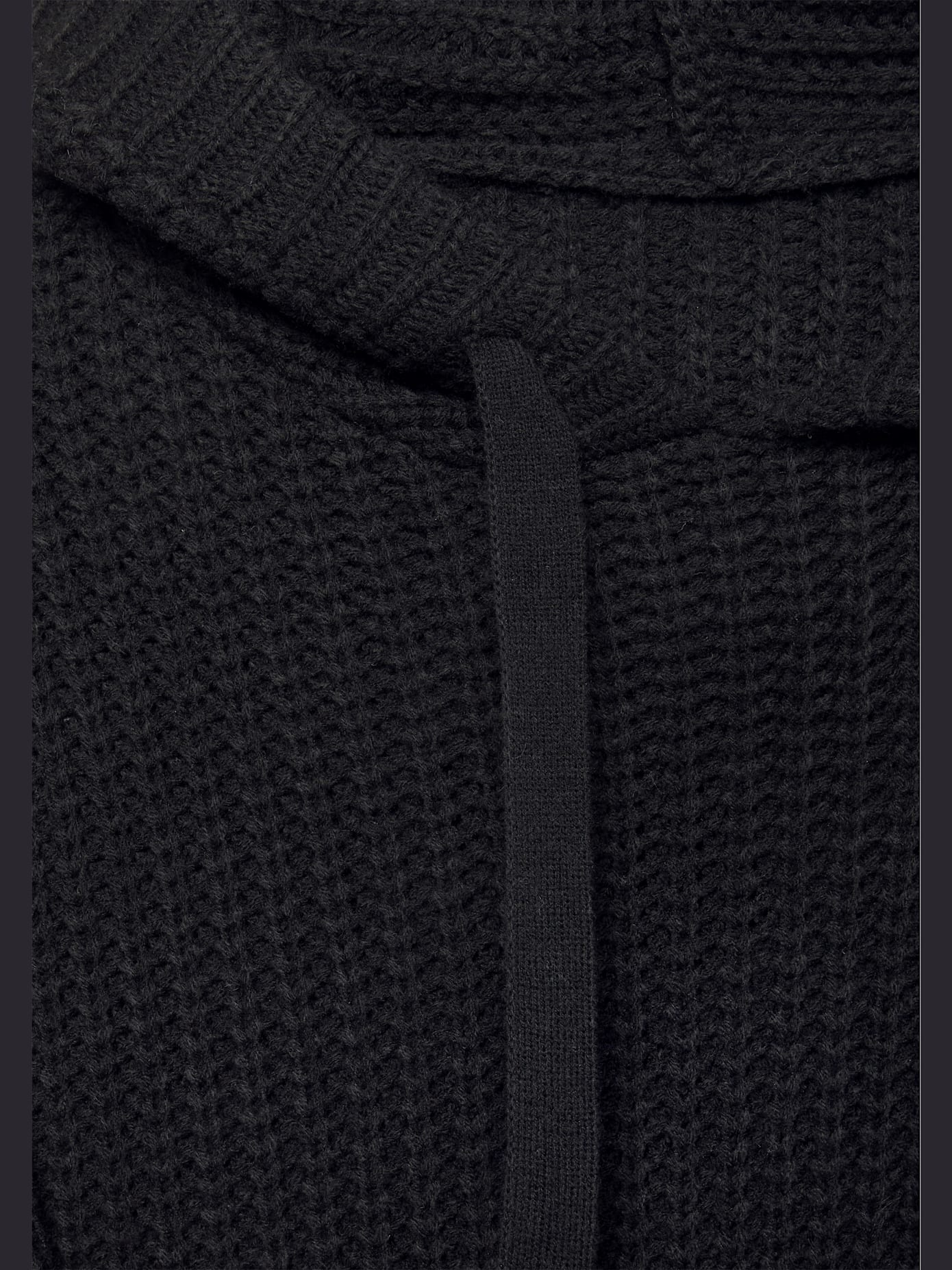 Pull à capuche en grosse maille douce