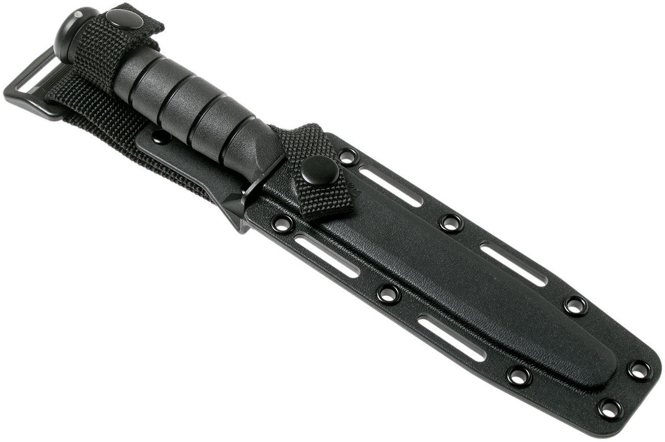 KA-BAR Short 1258, vaststaand mes, kunststof foedraal