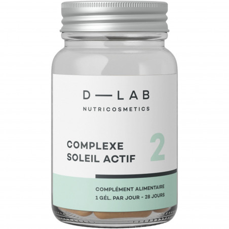 D-LAB NUTRICOSMETICS Complexe soleil actif 1 mois