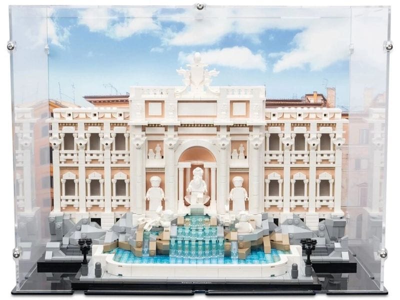 iDisplayit Acryl-Display für Trevi-Brunnen 21062 Elegantes Acryl-Display für die LEGO Sammlung
