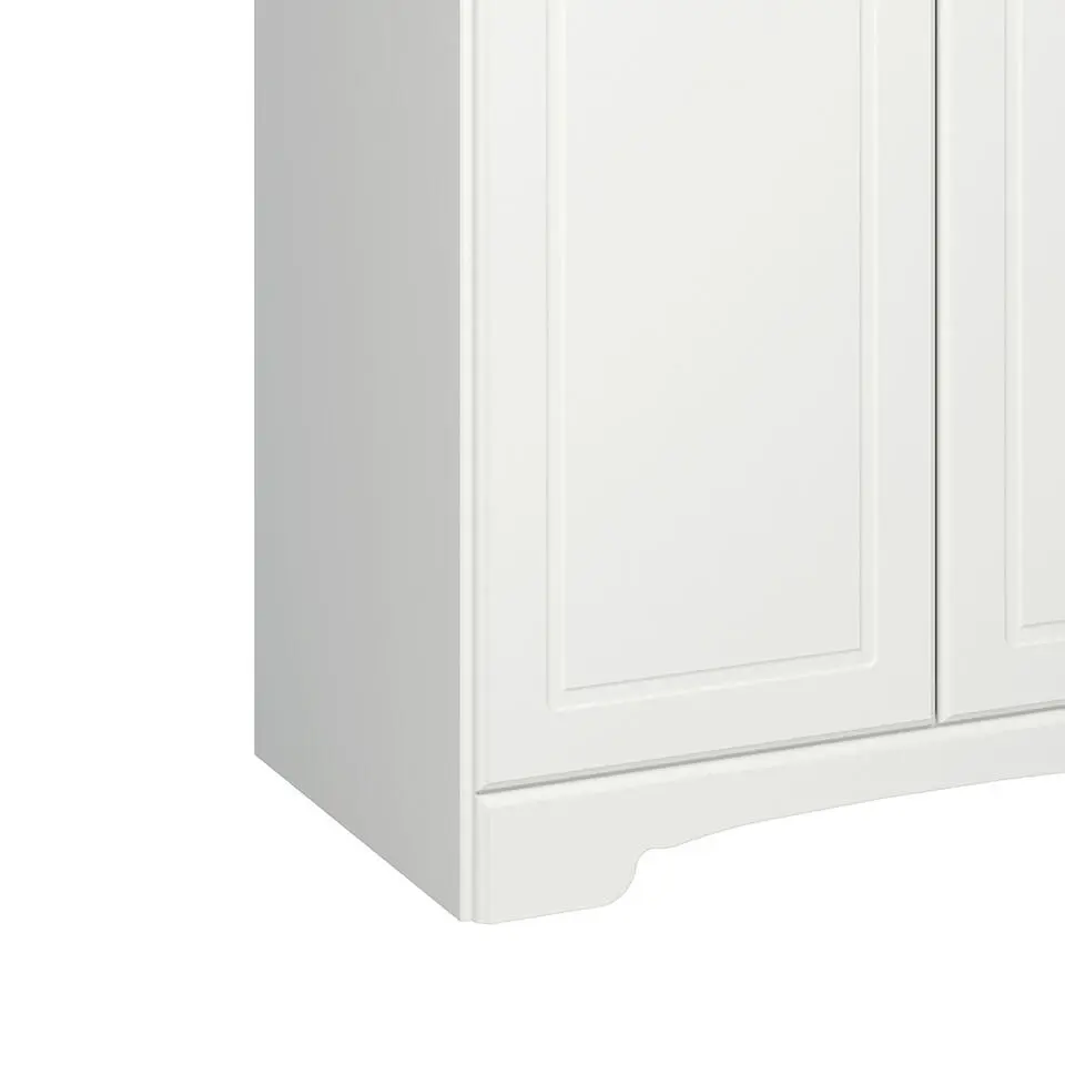Hioshop Nilon kledingkast 2 deuren wit
