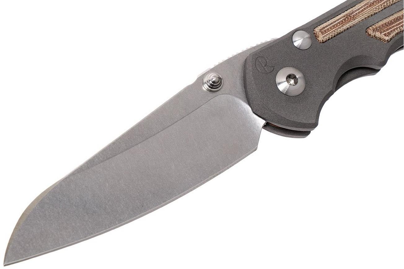 Chris Reeve Large Inkosi Insingo Natural Micarta Inlay LIN-1030 zakmes