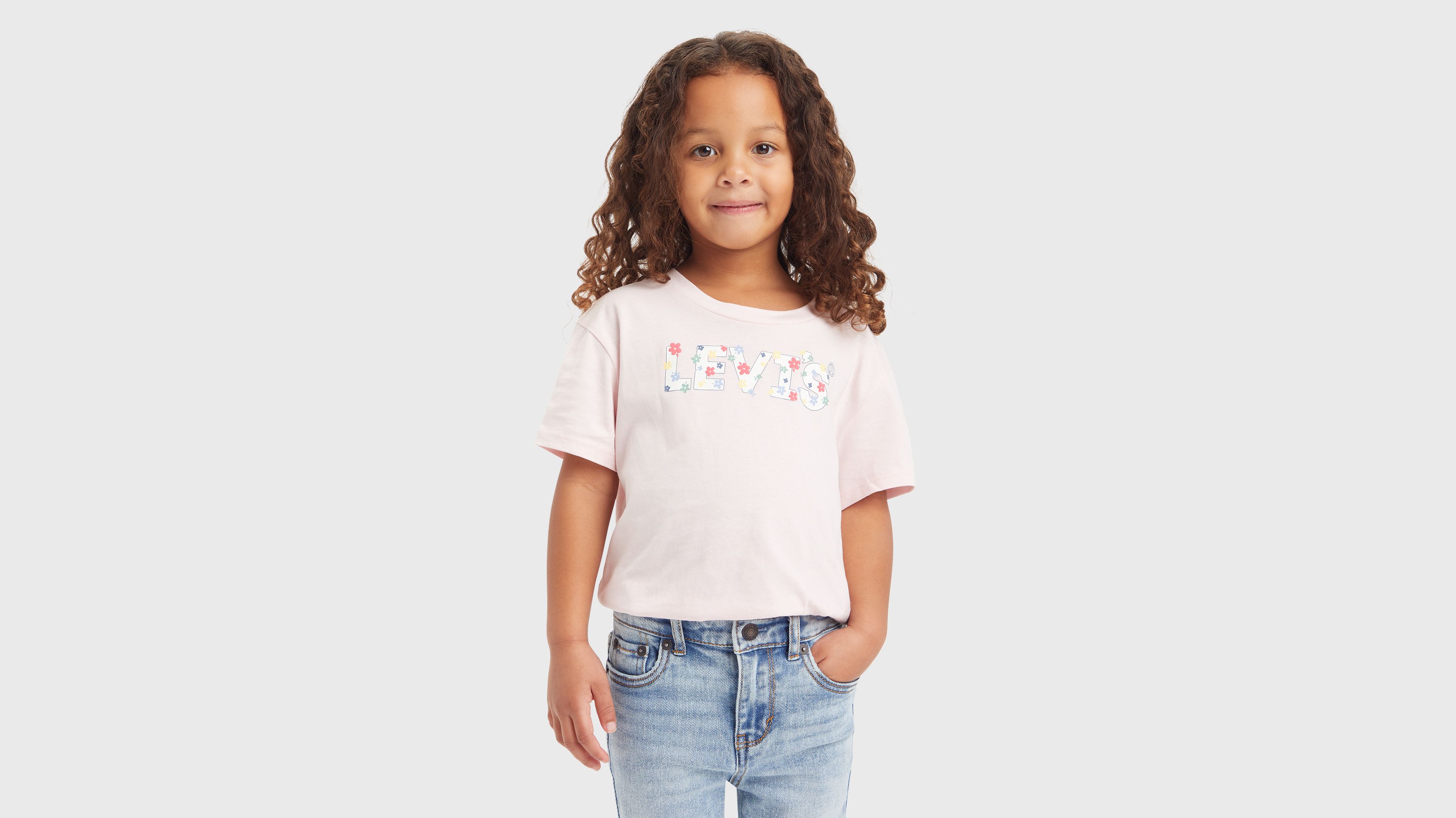 Enfant haut fleur Meet And Greet - Chalk Pink - Rose