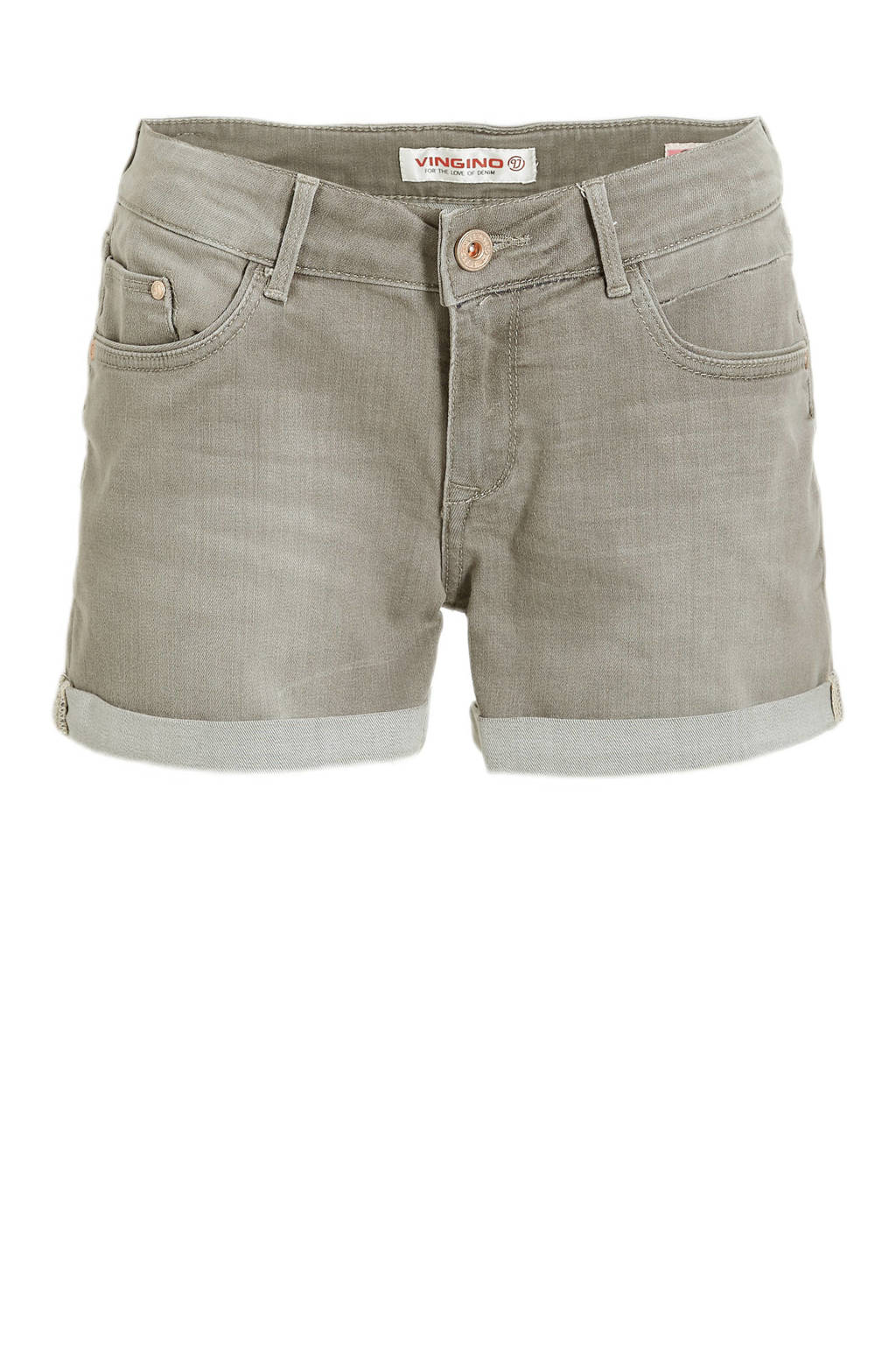 Vingino jeans short Damara light grey