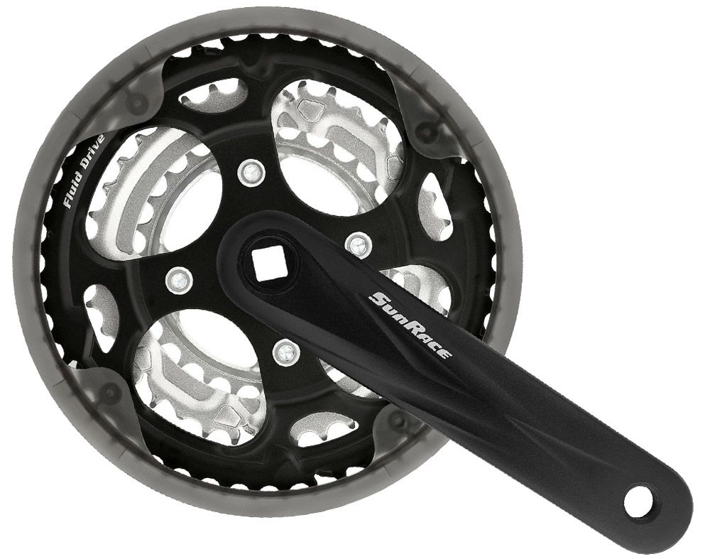 SunRace FCM500 7/8-fach Kurbel 24/32/42 170mm kaufen | Bike-Discount