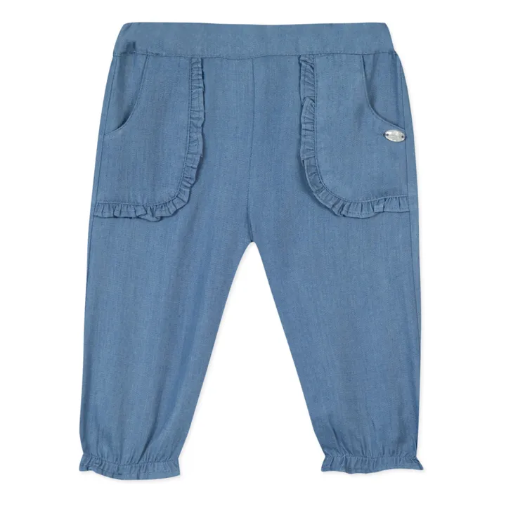 Tartine et Chocolat Pantalon à Volants | Bleu