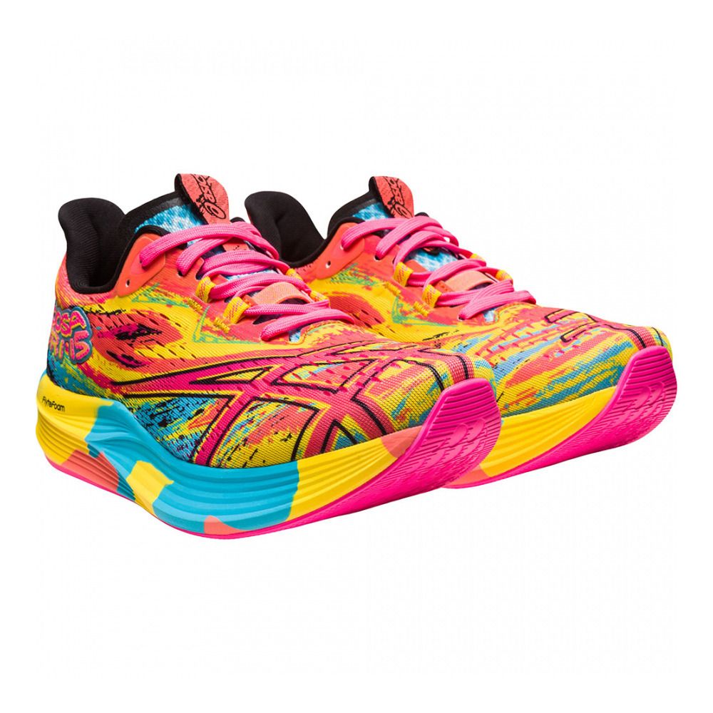 Asics NOOSA TRI 15 - Chaussures running Femme aquarium/vibrant yellow