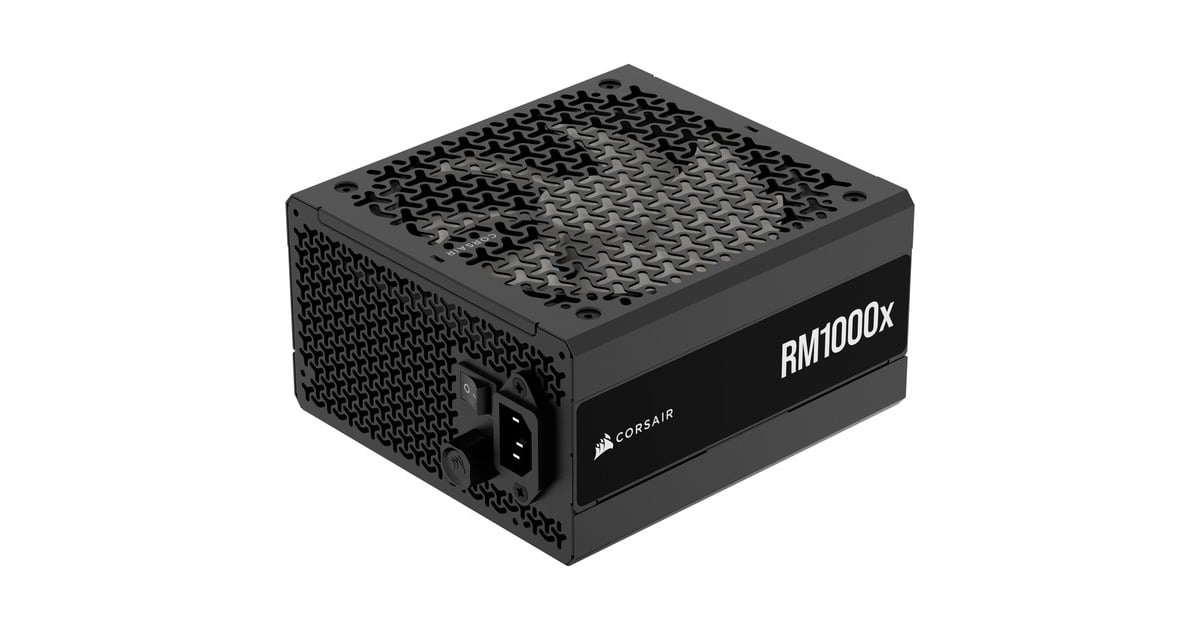 CorsairRM1000x modulaire 1000 watt voeding   (Zwart, 1x 12V-2x6, 4x PCIe)