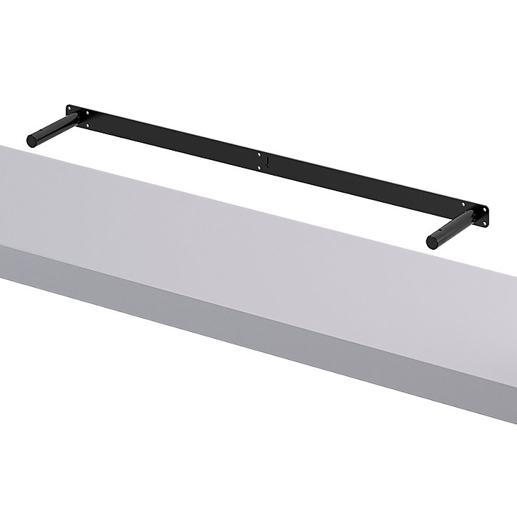 Tablette murale avec fixation invisible Form Cusko gris 118 cm