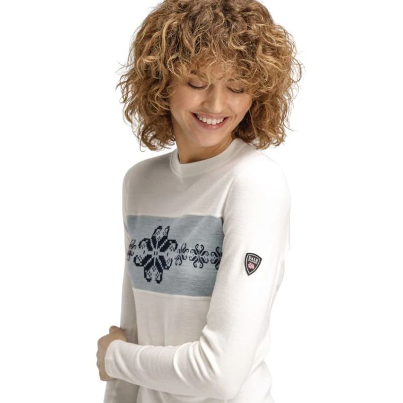 Falkeberg Baselayer Crew Neck - Maillot thermique laine mérinos femme