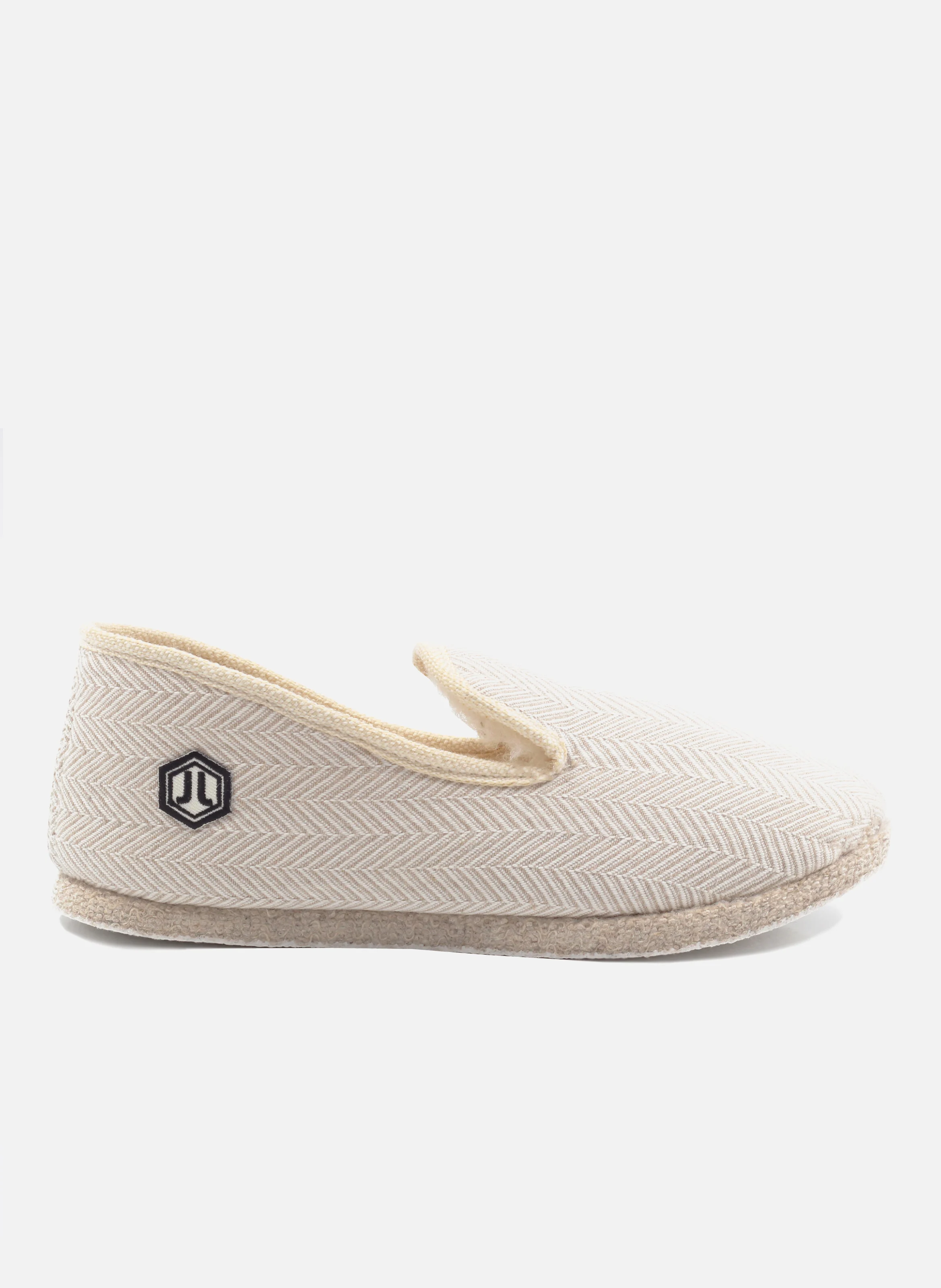 Charentaises tissu | Blanc