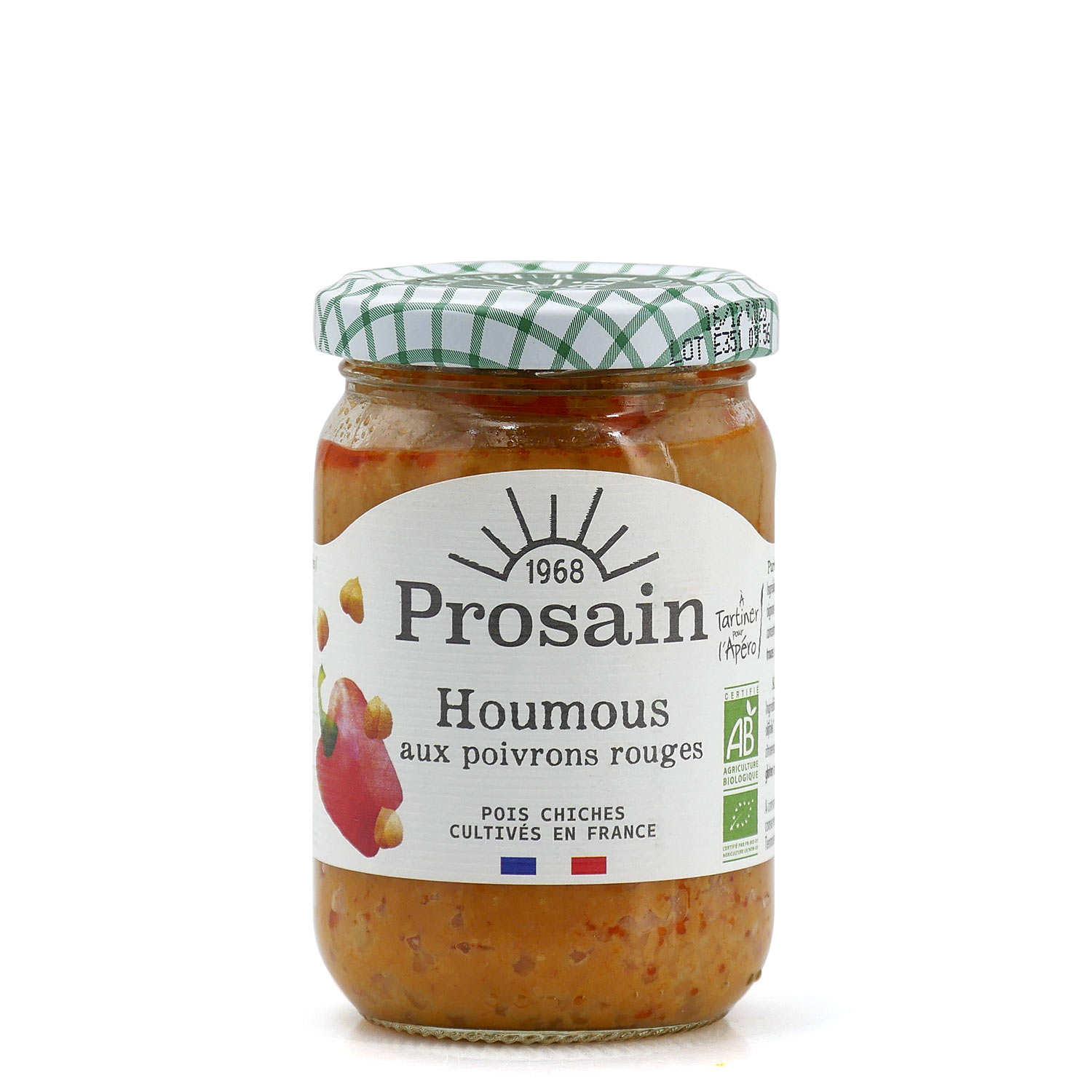 Houmous aux poivrons rouges - Prosain