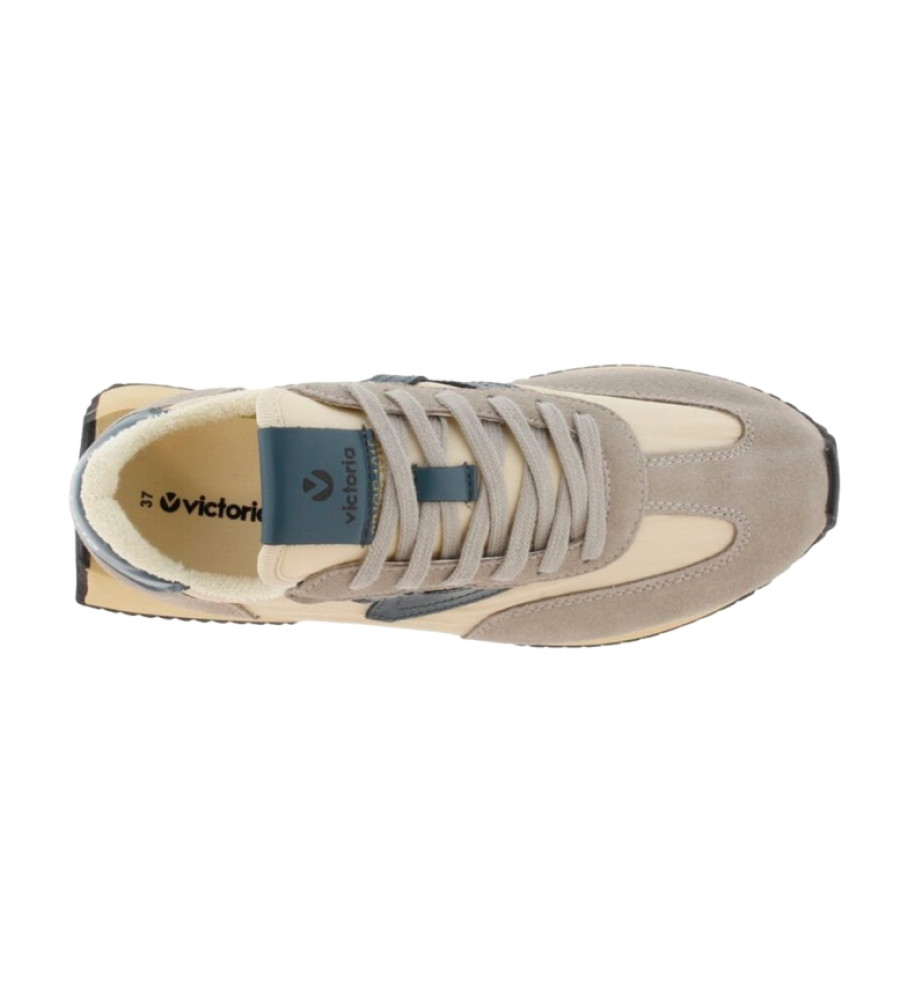 Tênis Victoria Cosmos Retro Multicolorido em Couro