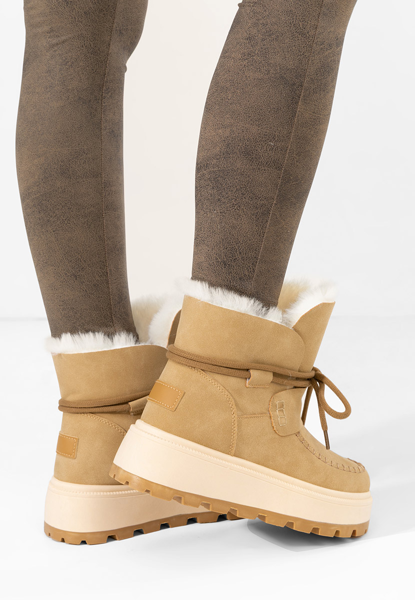 Bottines à plateforme kaki Dionea