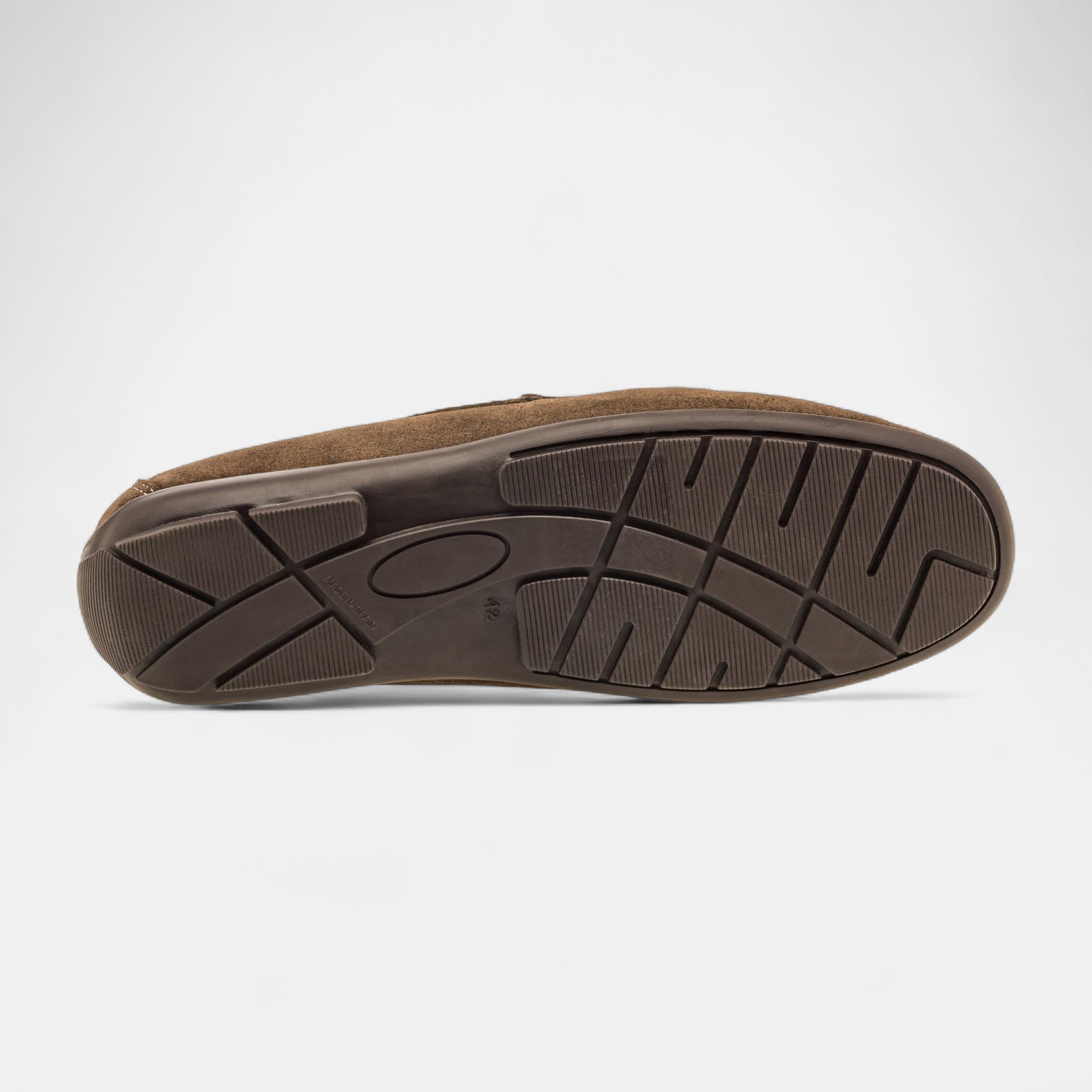 Mocassins Homme en cuir taupe