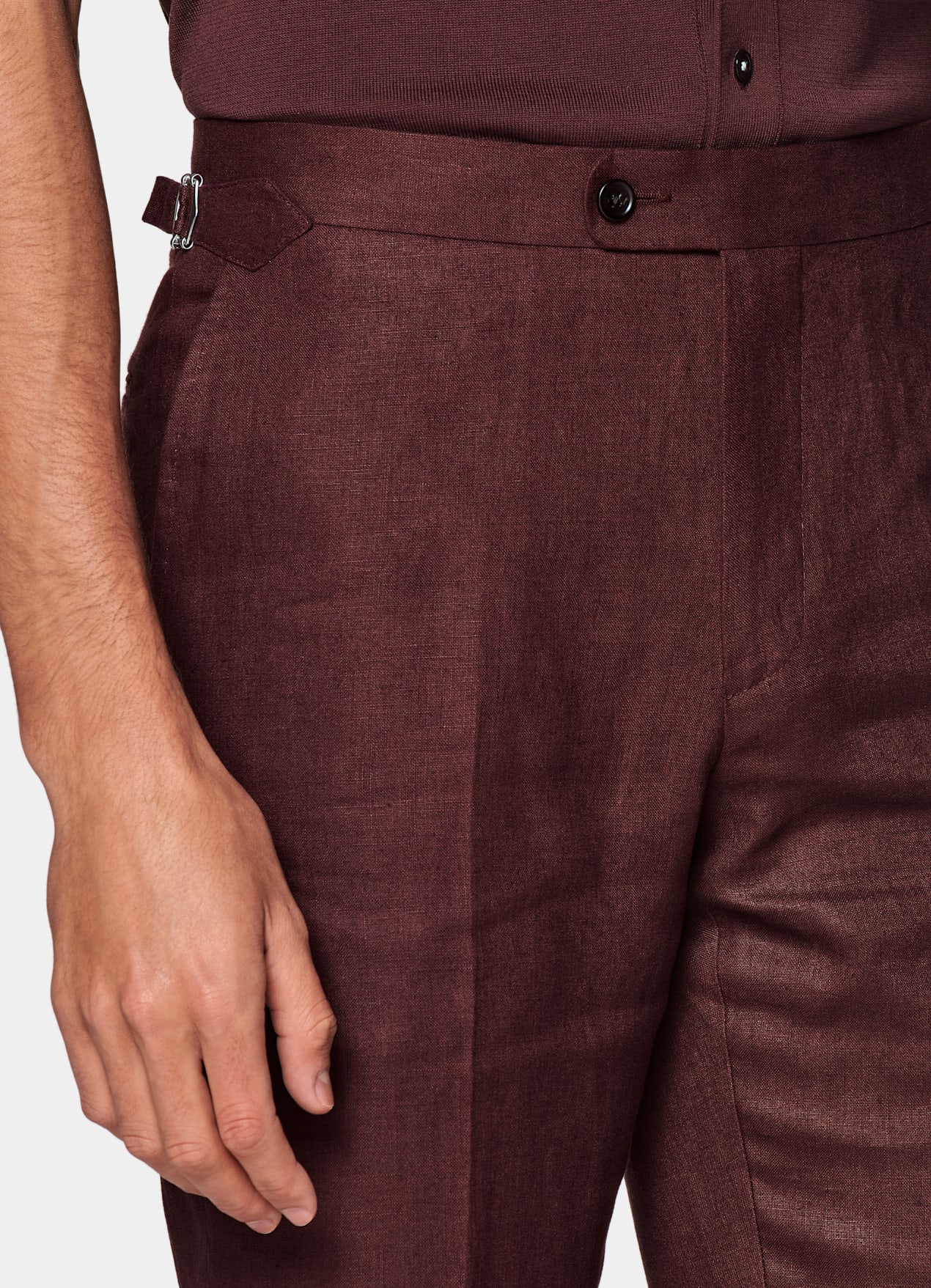 Costume Havana coupe Tailored bordeaux